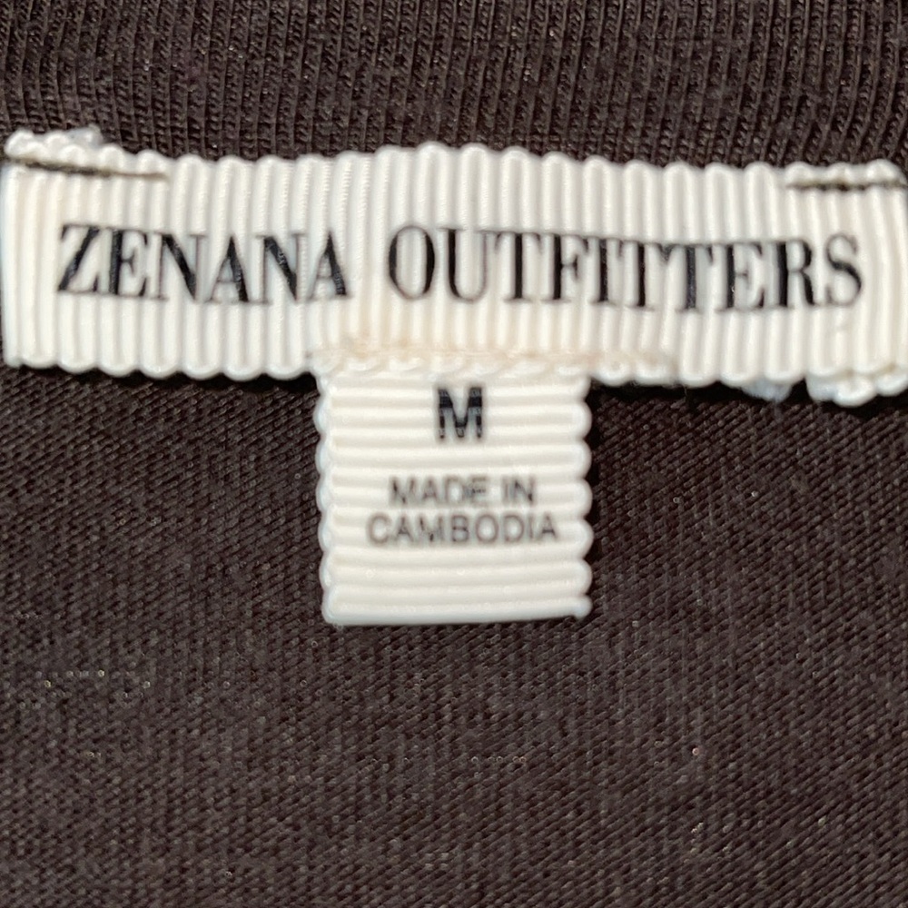 ZENANA OUTFITTERS TRENDY AUTUMNAL STRIPED TOP Sz. MD. - Picture 10 of 13